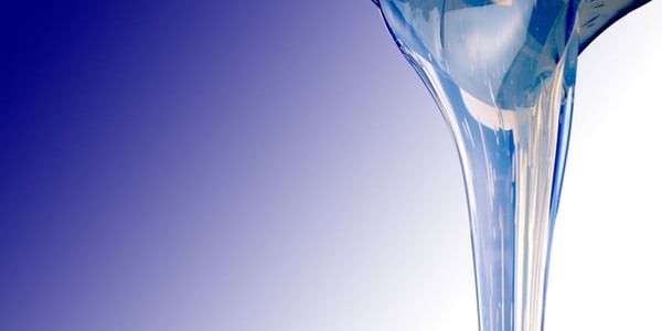 Display of substance in the processes of being poured.